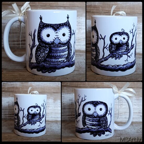 Mug- Owl Family