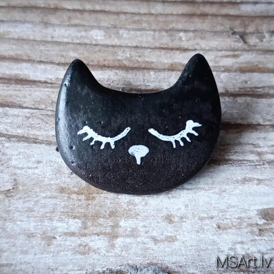 Broša "Melns Kaķis"