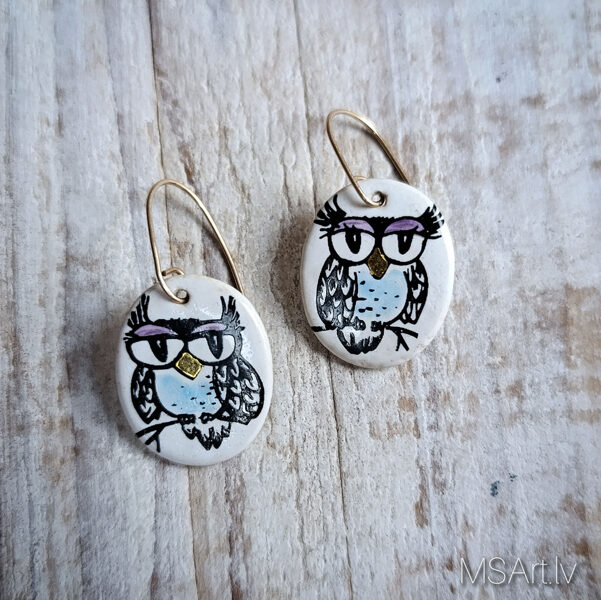 Owl earrings 