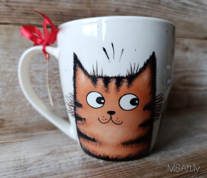 BIG cat mug
