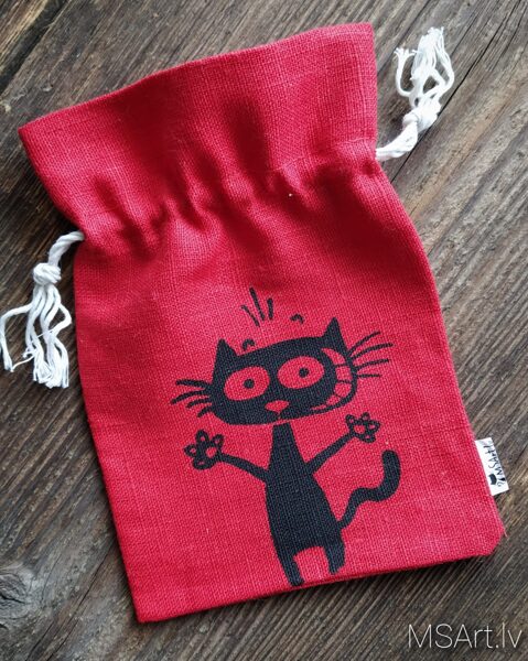 Linen gift bag 13*18cm
