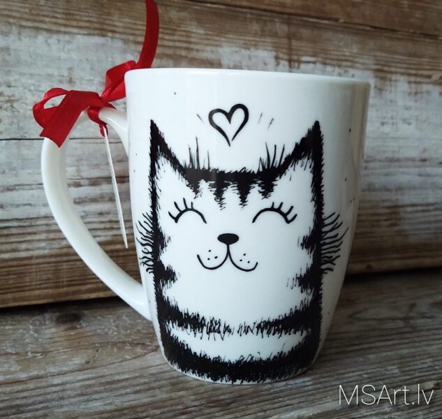 Purrrfect day cat mug